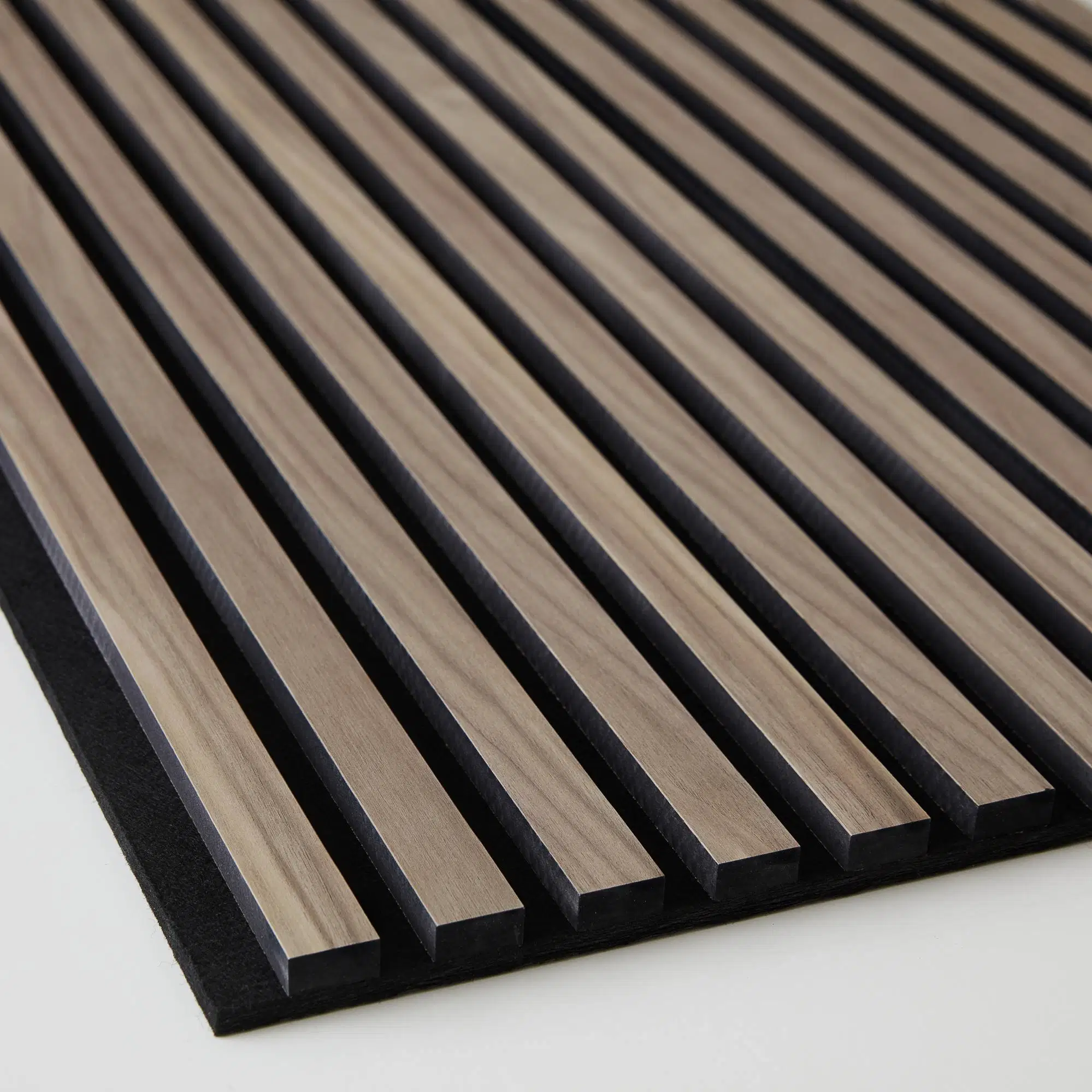 Bubos Pet Felt Wooden Wall Slats Veneer MDF Decorative Building Material Ceiling Polyester Fiber Fabric Soundproofing Panel