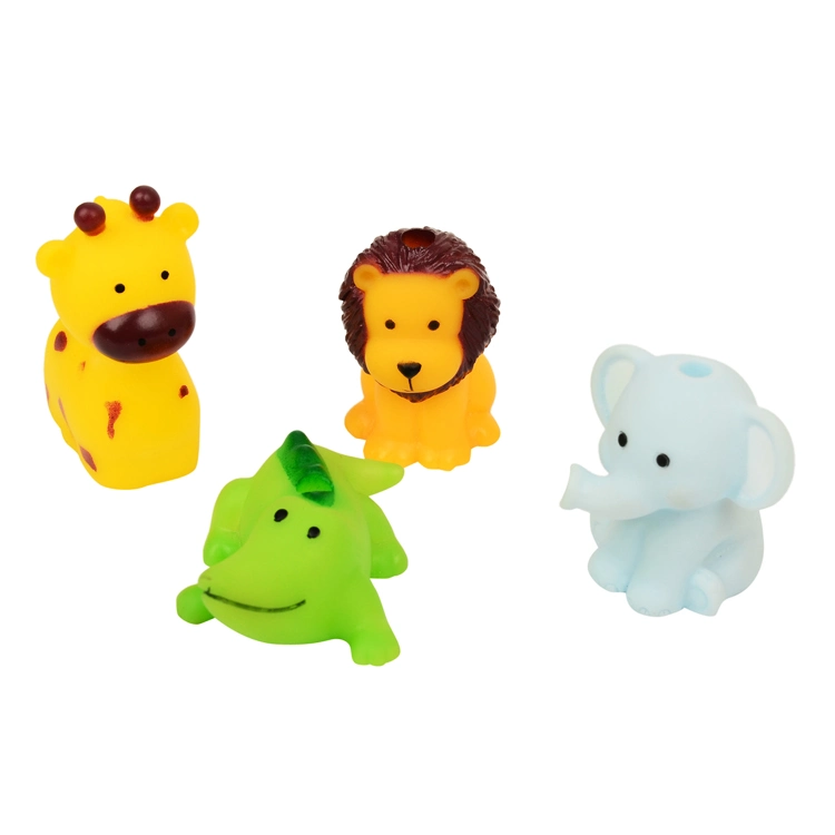 Mini Bath Toys, Floating Soft PVC Toy, Squeeze Toy