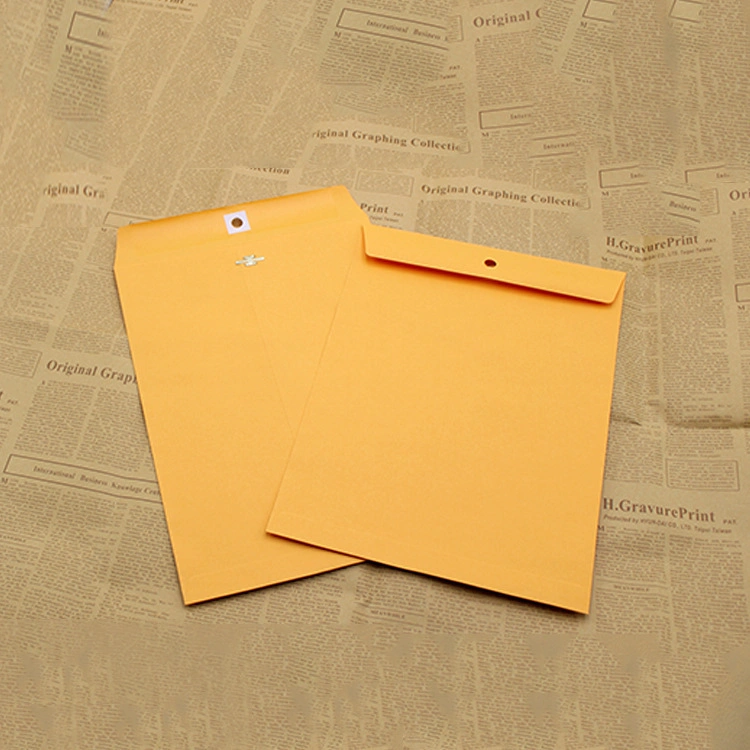 Yellow Kraft Clasp Envelope Display Box