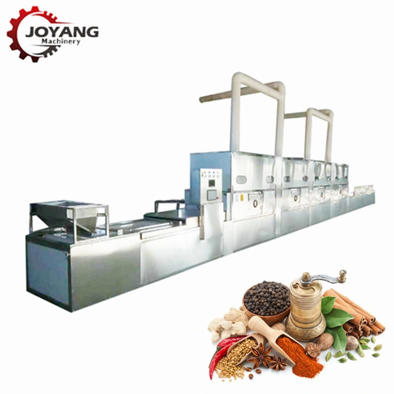 Tunnel Continuous Microwave Spice Dryer Ground Cumin Dryer Equipment