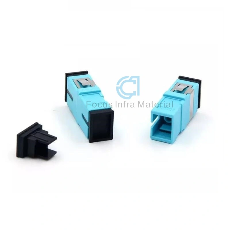 Sc Lwl-Adapter Ohne Flansch Multimode Om3 Aqua Simplex Sc Lwl-Kupplung Ohne Flansch-Lwl-Adapter