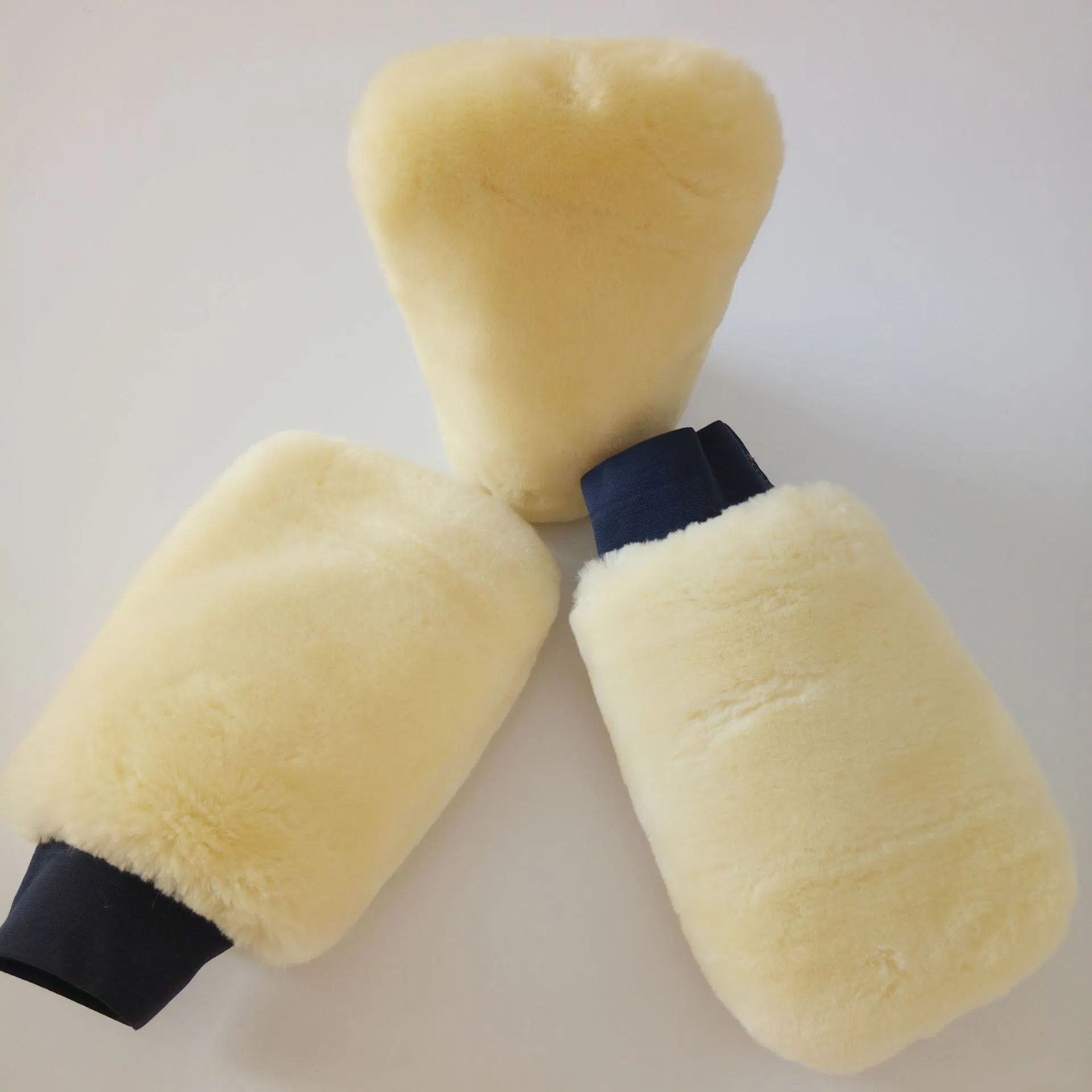 Best Luxurious Merino Lambs Wool Clean Mittens Genuine Synthetic Lambswool Car Cleaning Wash Polishing Mitt