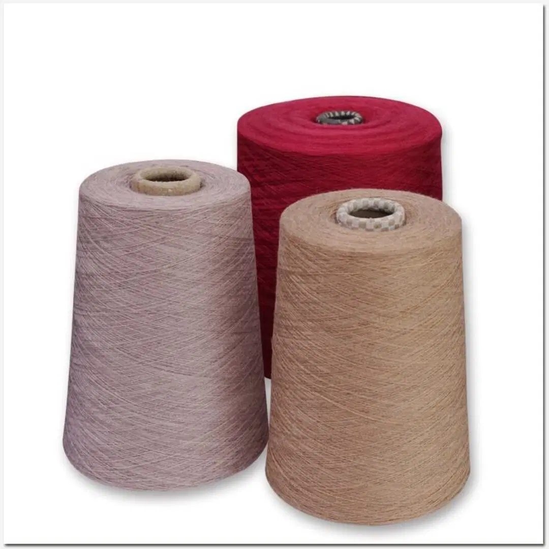 28nm/2 90% Bci Cotton 10% Cashmere Wool Blended Yarn