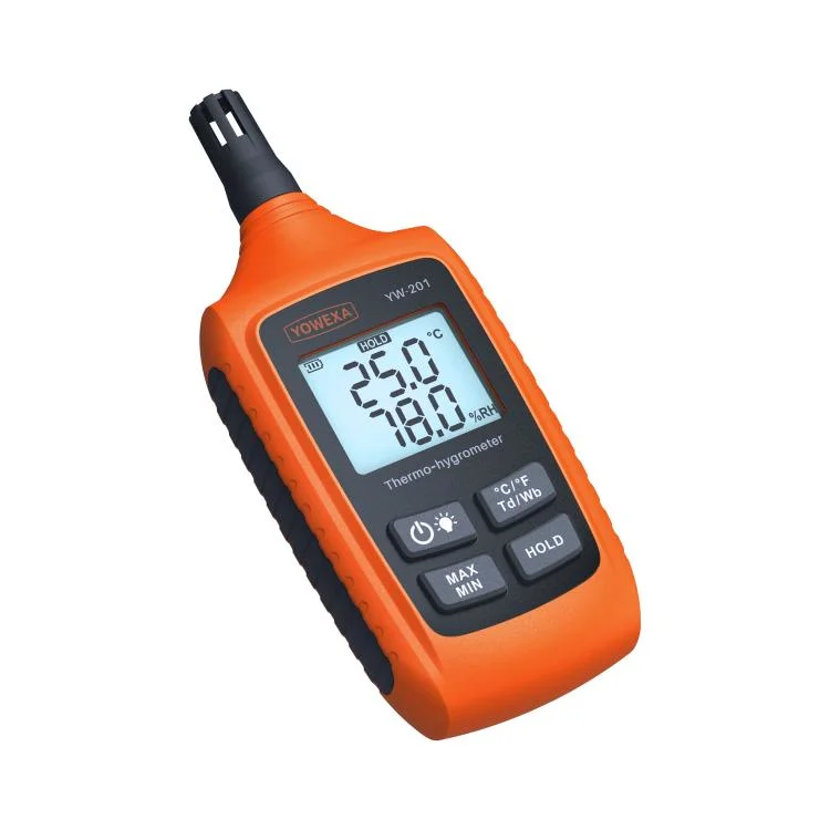 Yw-201 Ergonomic Design Pocket-Size Iaq Temperature Humidity Meter