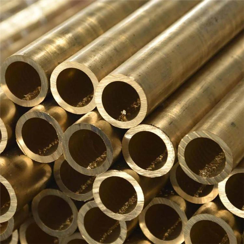 Seamless Copper Brass Coil Nickel Cuzn10 Cu70ni30 C22000 H90 Alloy Sheet Hard Brass Tube Straight Brass Pipe for Water/Refrigeration