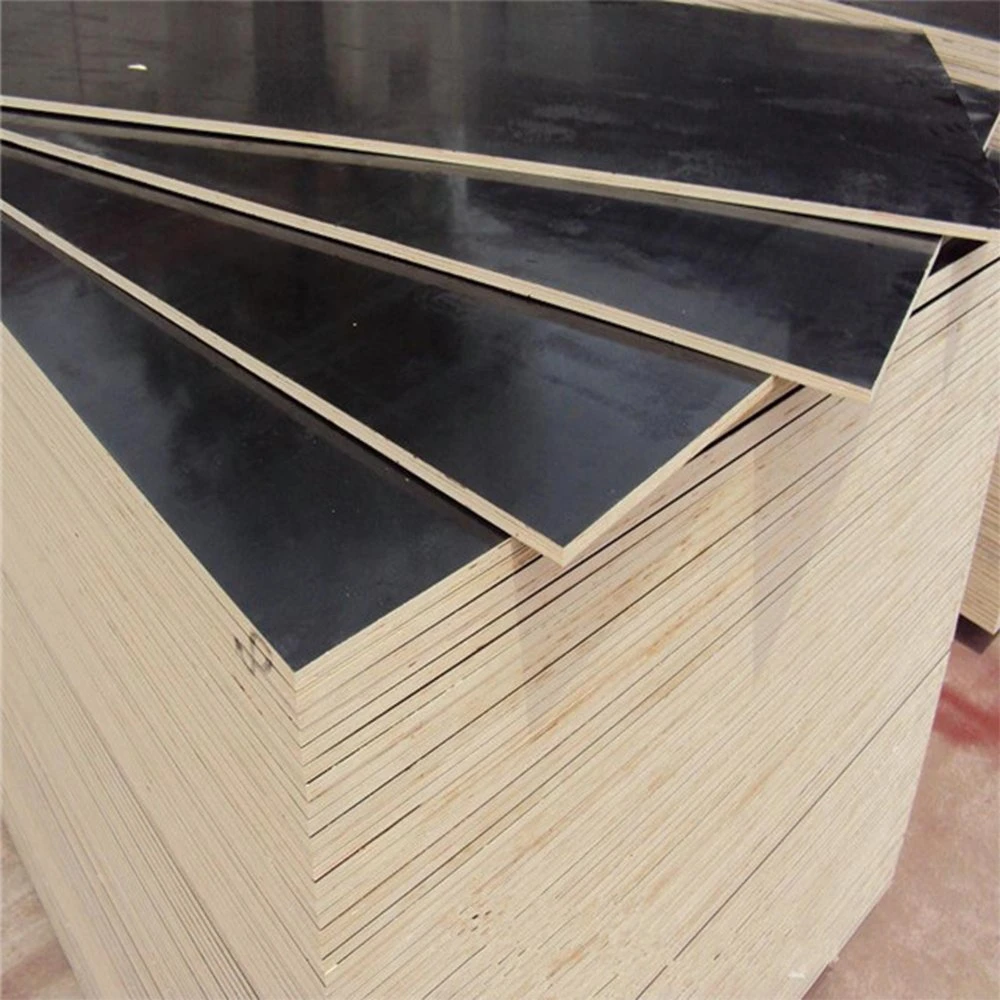 Black Brown Poplar Core 12mm Film Faced Shuttering Plywood for Building Construction