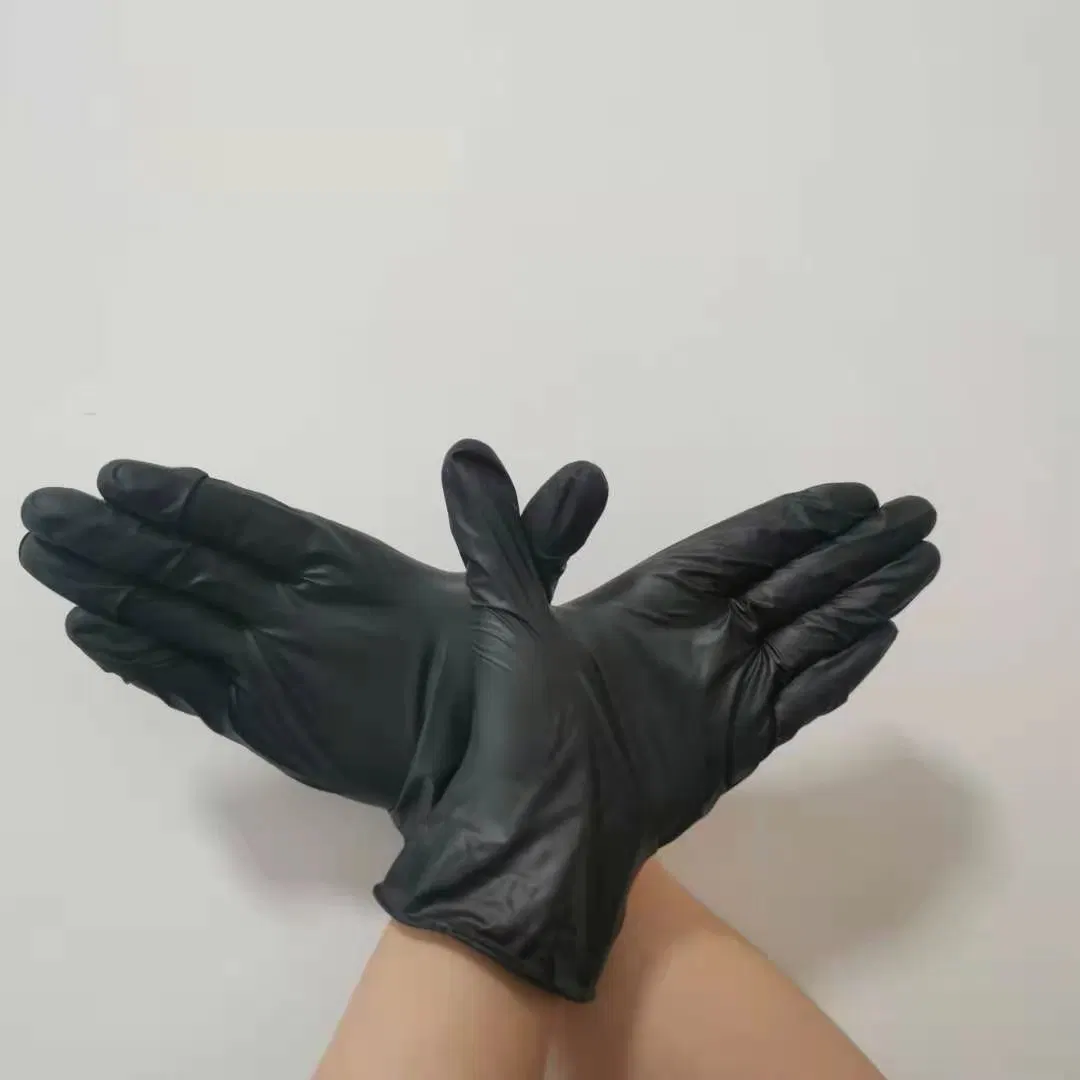 Nitrile Vinyl Synthetic Gloves Rubber Latex Free Medical Exam Grade Ambidextrous Gloves