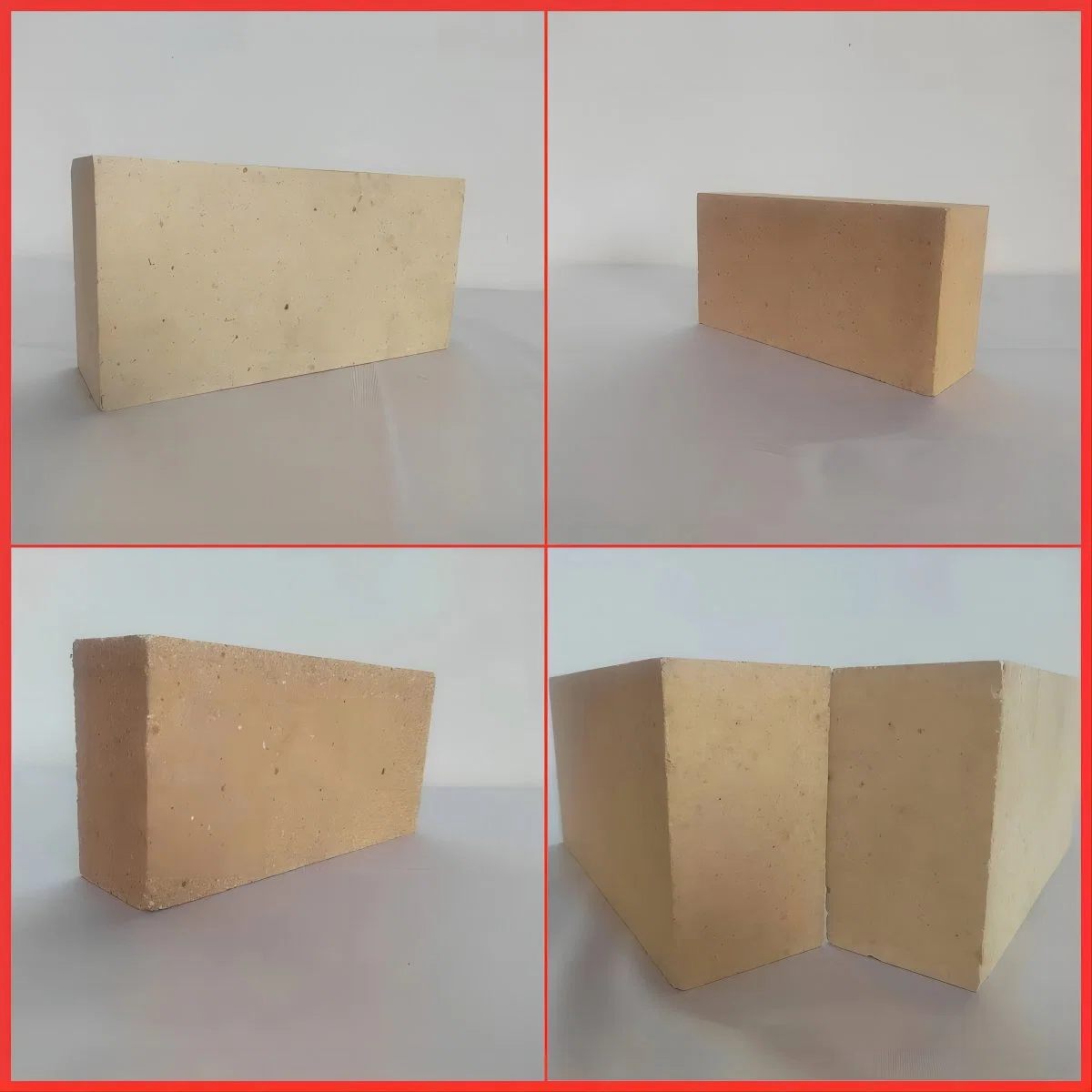Conventional 230X114X65 Size Refractory Brick Clay Refractory Clay for Alumina Kiln Lining