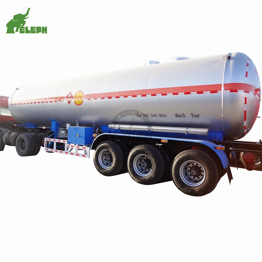 25ton 40cbm 50cbm Pressure Tanker Carrier LPG Tank Semi Trailer