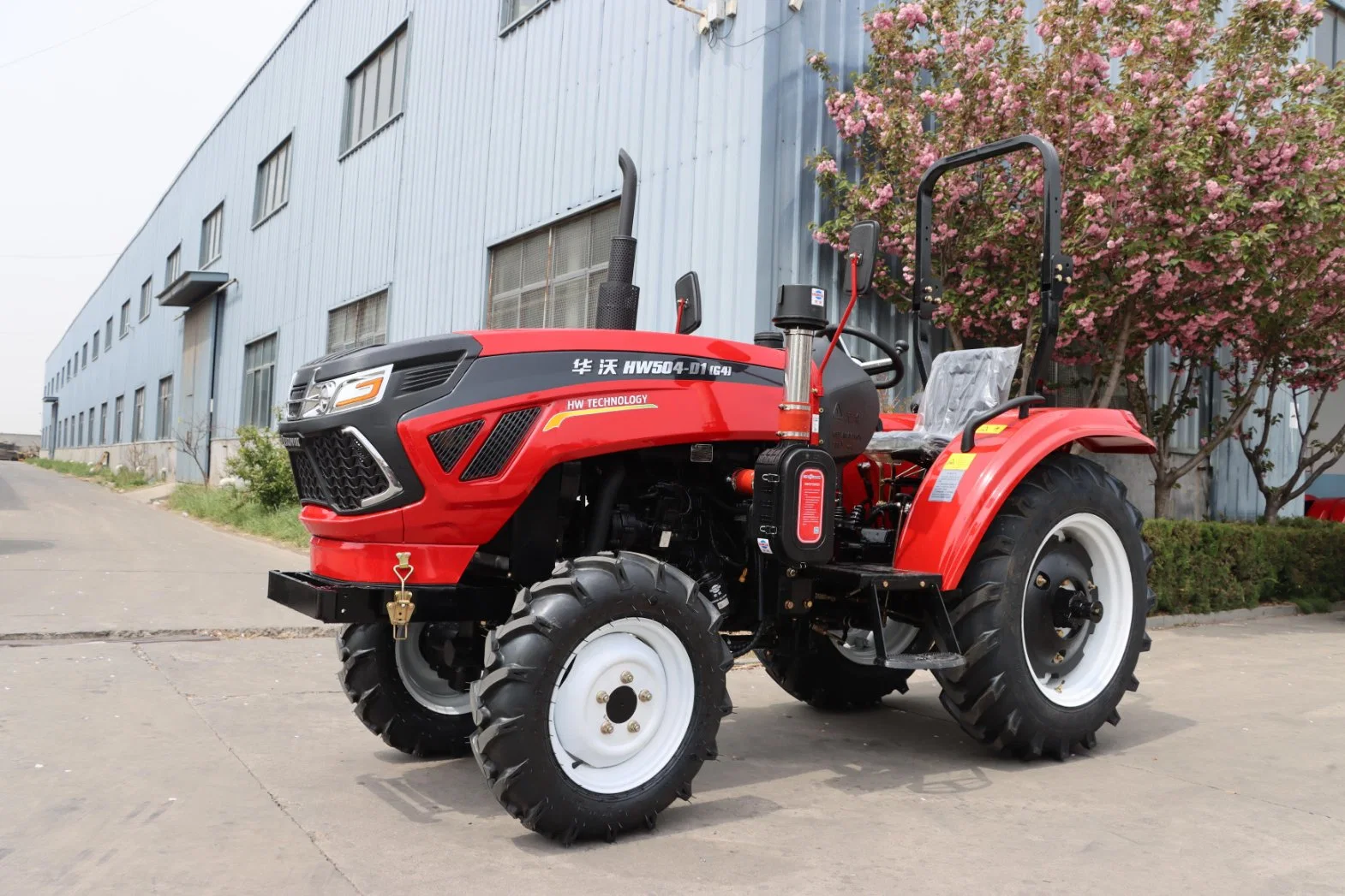 4X4 Tracteur agricole à roues Hw504/ 604/704 avec CE/ ISO