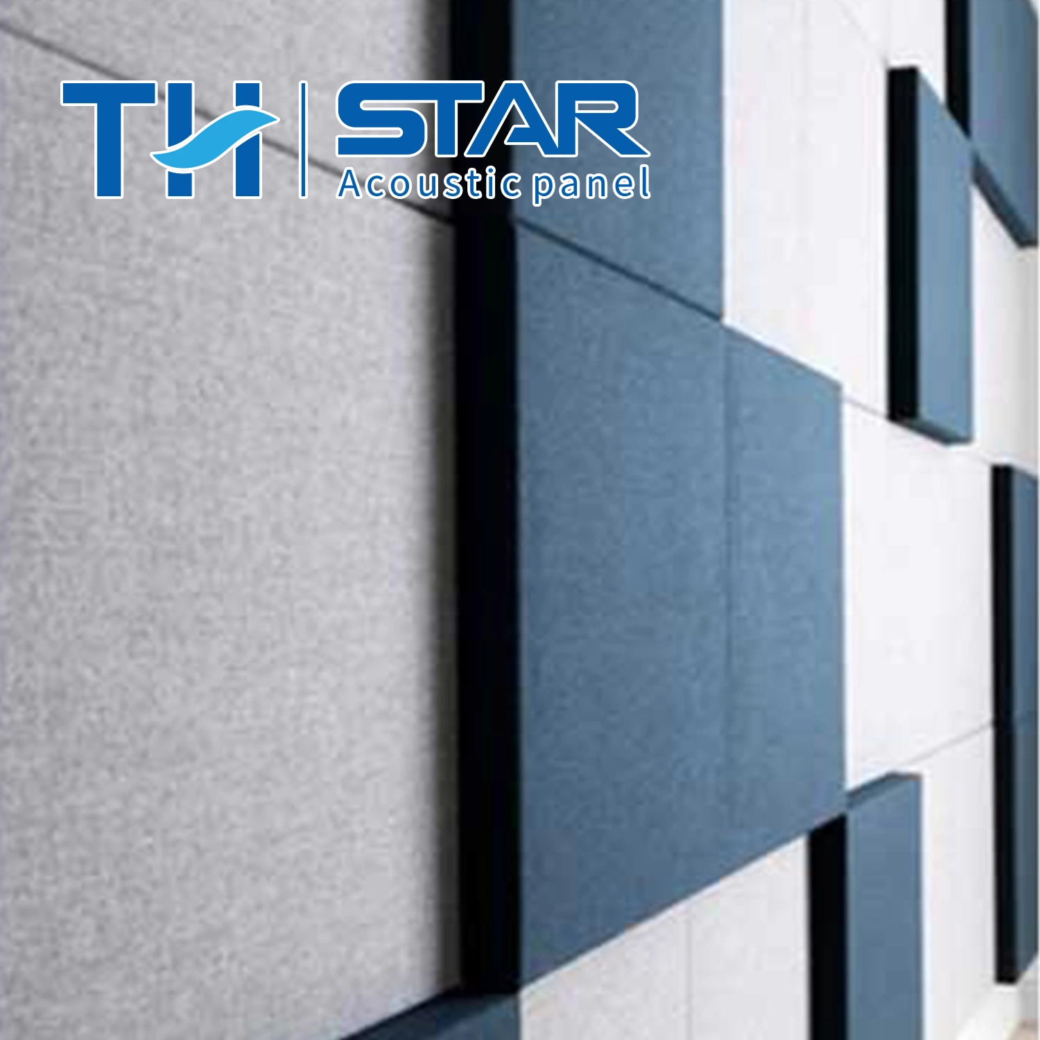 100% Polyester Fiber Sound Absorbing Panel Acoustic Wall Acoustic Panels for Building Decoration