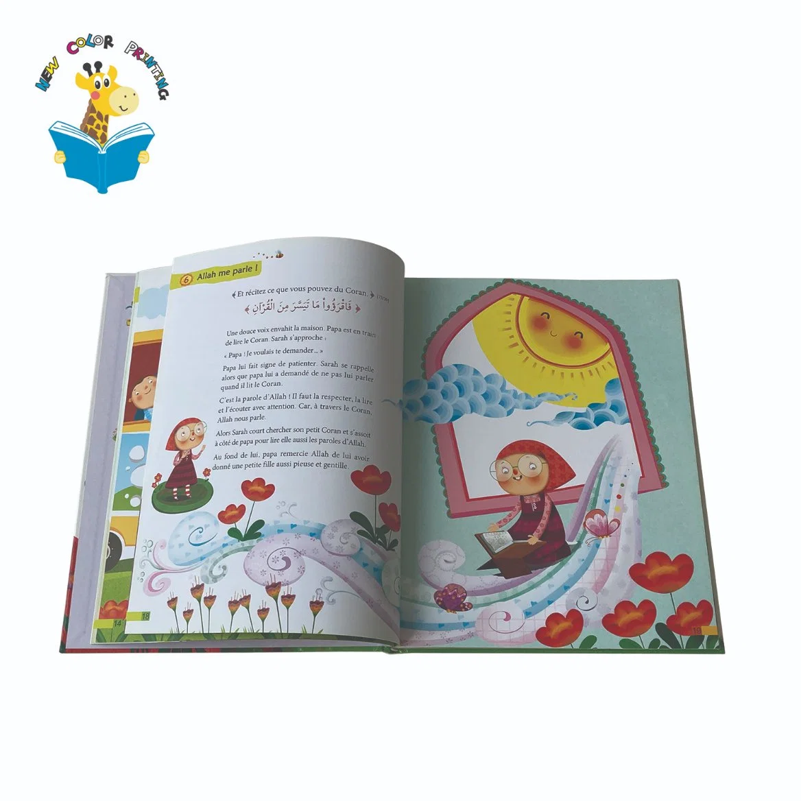 High quality/High cost performance  Children Case Bound Book with Head Band