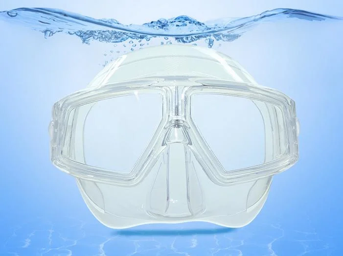 Snorkel Goggles Free Diving Mask, Snorkelling Equipment with Anti-Fog Tempered Glass