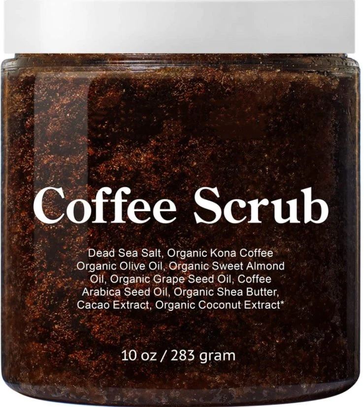 Private Label All Natural Body Scrub for Skin Care Stretch Marks, Acne &amp; Cellulitepure Arabica Coffee Scrub