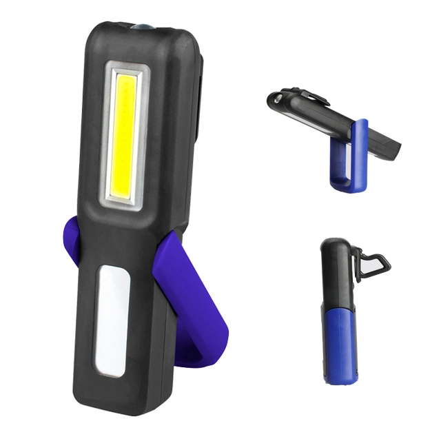 Lampe portable d'inspection IP54 USB rechargeable LED voiture réparation main Lampe lampe portable 300 lumens projecteur de travail