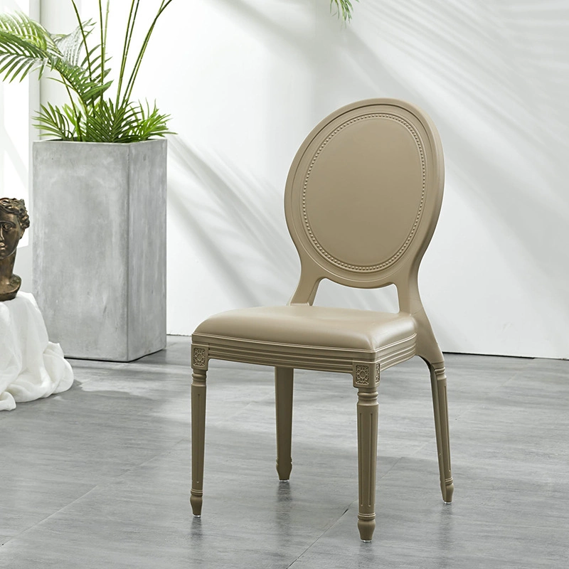 Cadeira de jantar em plástico PP, cadeira de estilo "Home", estilo retrô simples e moderno Cadeira do Hotel