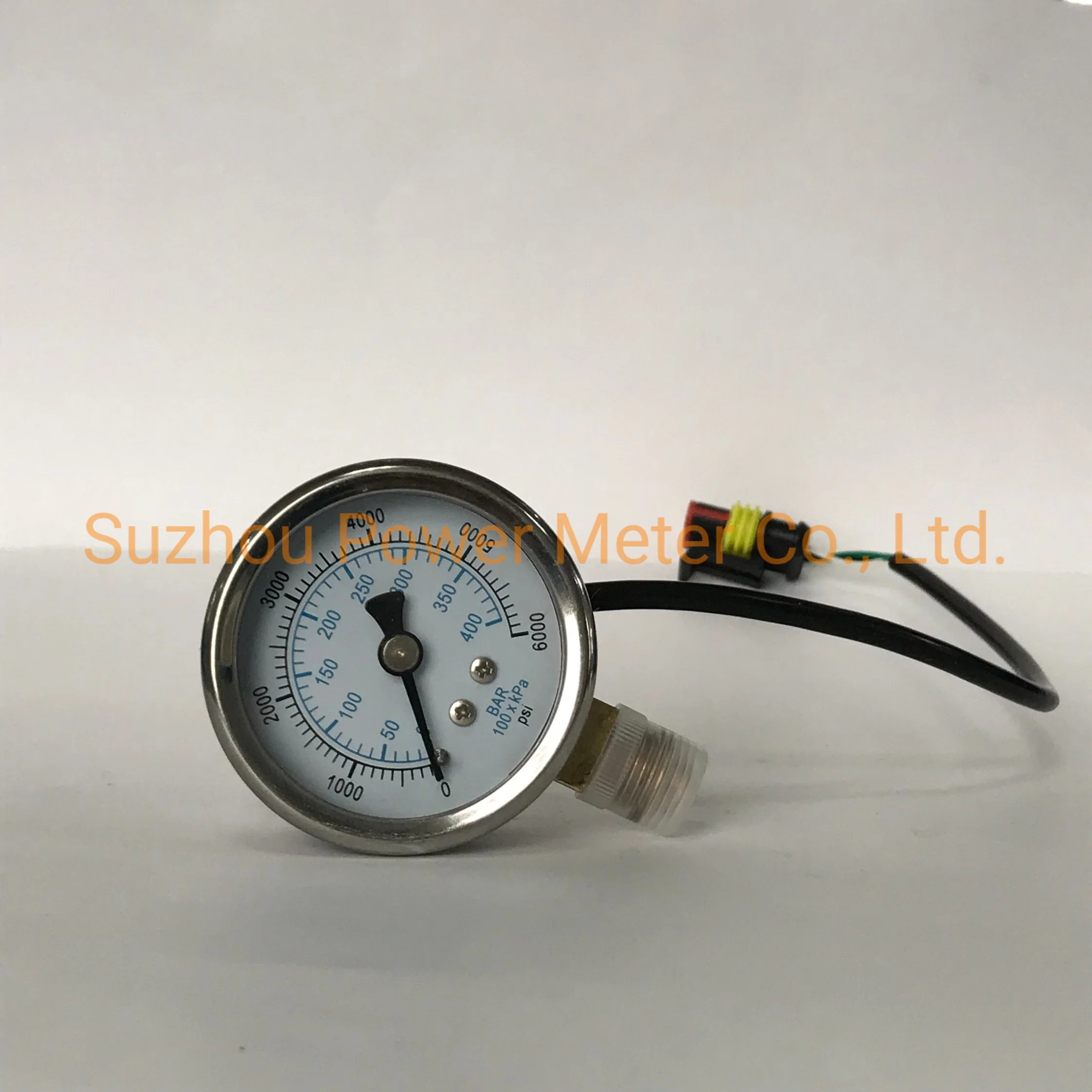 400bar 6000psi Pressure Gauge for Compressed Natural Gas CNG