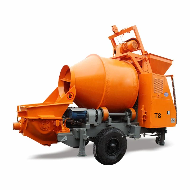 Electric Mini Portable Concrete Pump with Mixer Machine