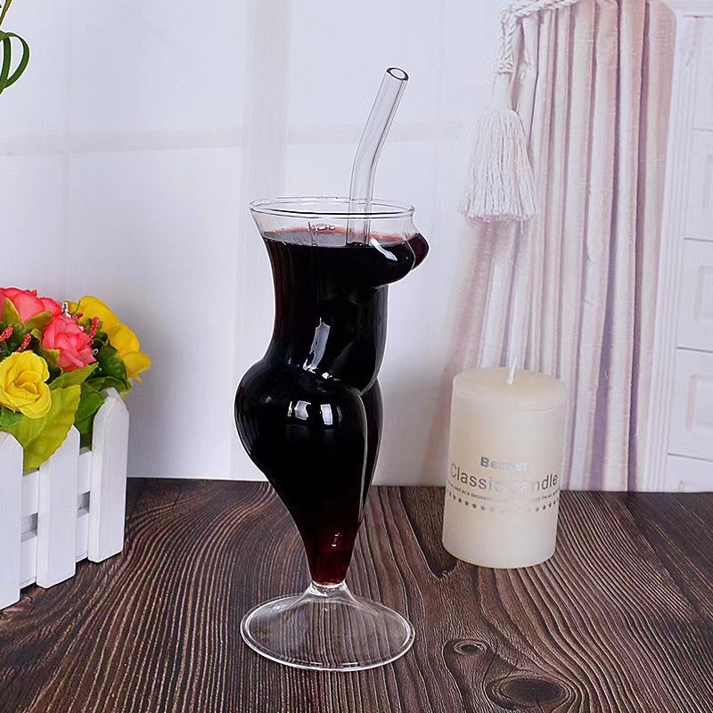 Custom Made Female Body Goblet Woman Body Shape Wine Glass Cup