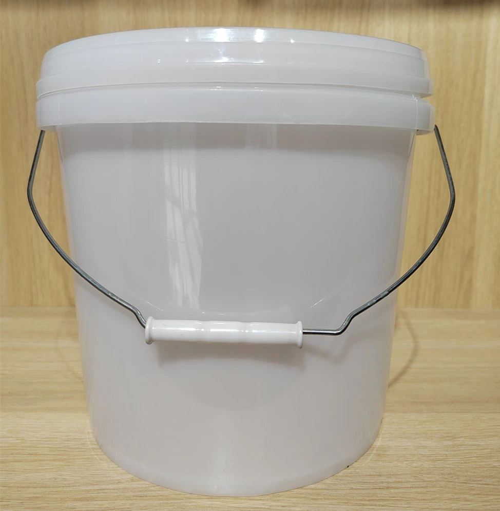 8L Food Grade Clear Plastic Bucket Water Pail Paint Packing Container with Sealed