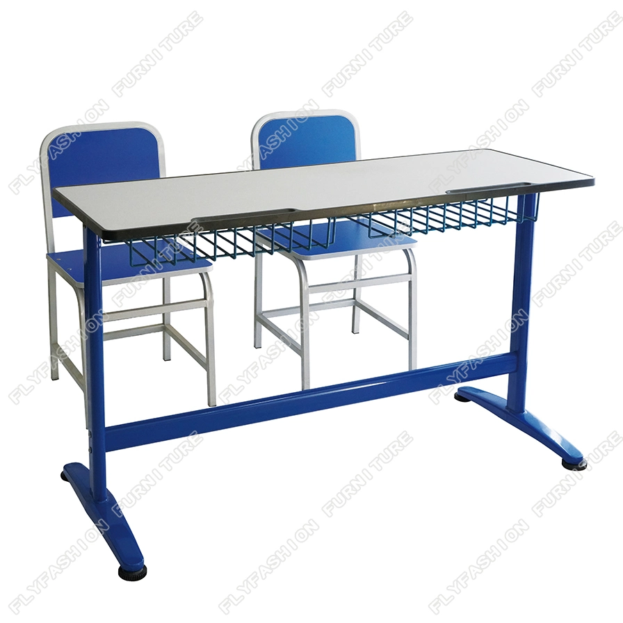Высокое качество просто удобные двойные школы письменный стол и стул, школьной мебели Sf-52D