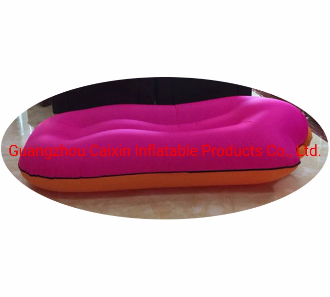 Waterproof Nylon Inflatable Air Sleeping Bed with Logo Printing