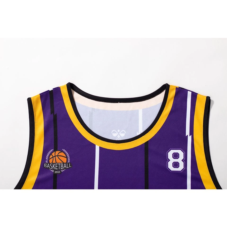 Nouveau design de mode masculine de basketball à séchage rapide Jersey