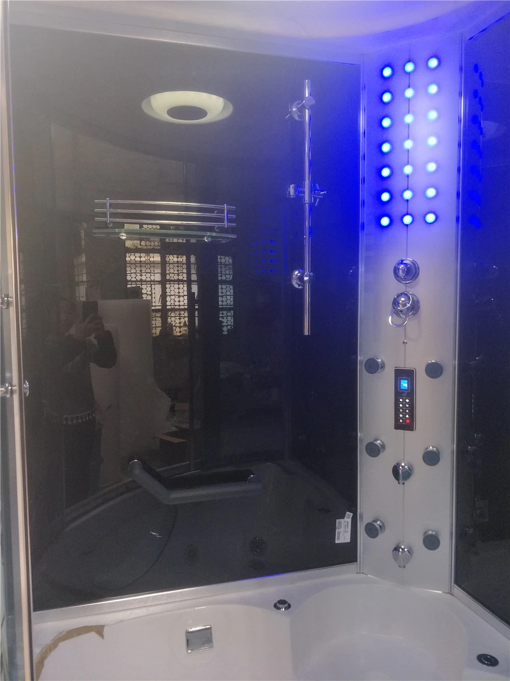 Hotel Acrylic Bathroom European Complete Aluminum Simple Enclosure Shower Steam Room