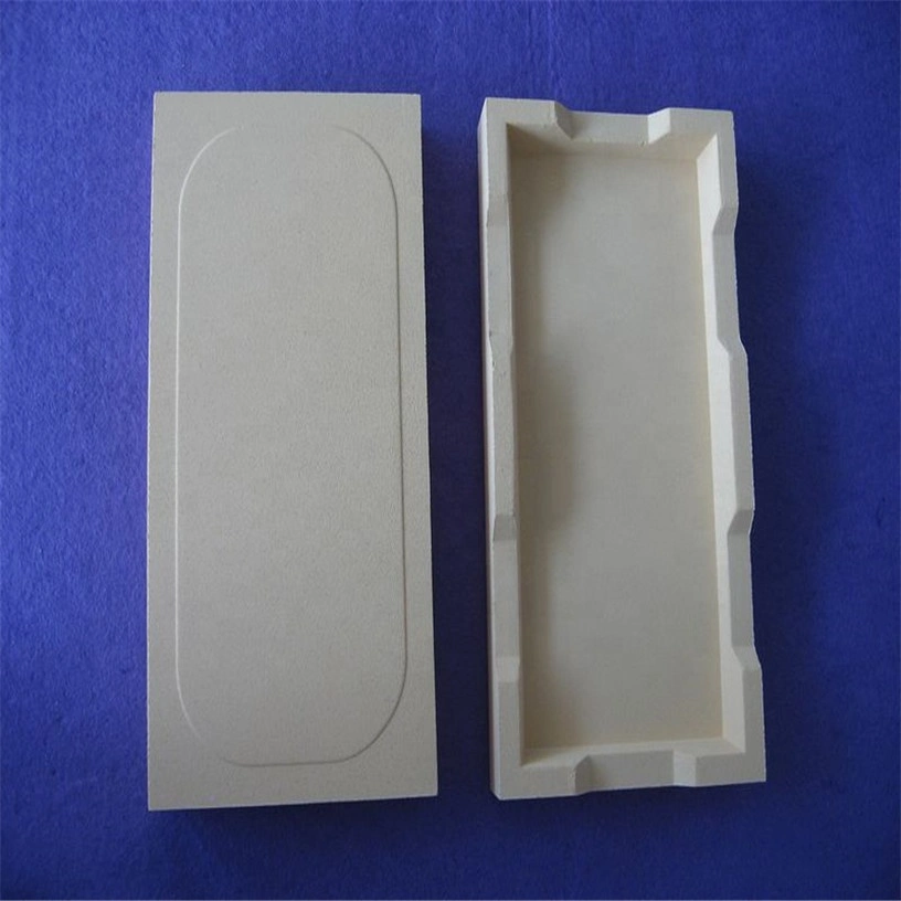 Customized Refractory Calcium Stabilized Zirconia Zro2 Ceramic Saggar Tray for Pipe Furnace