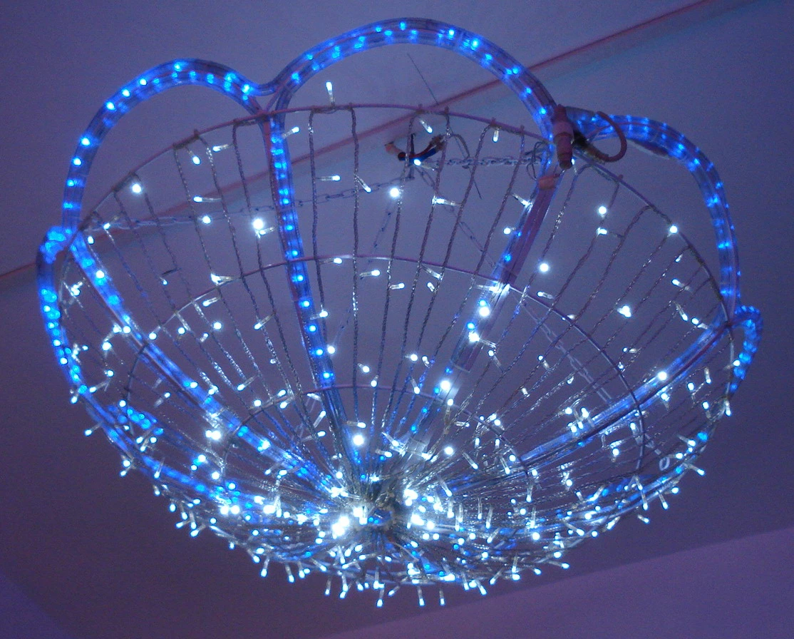 Holiday Wedding Handle LED Umbrella Christmas Light