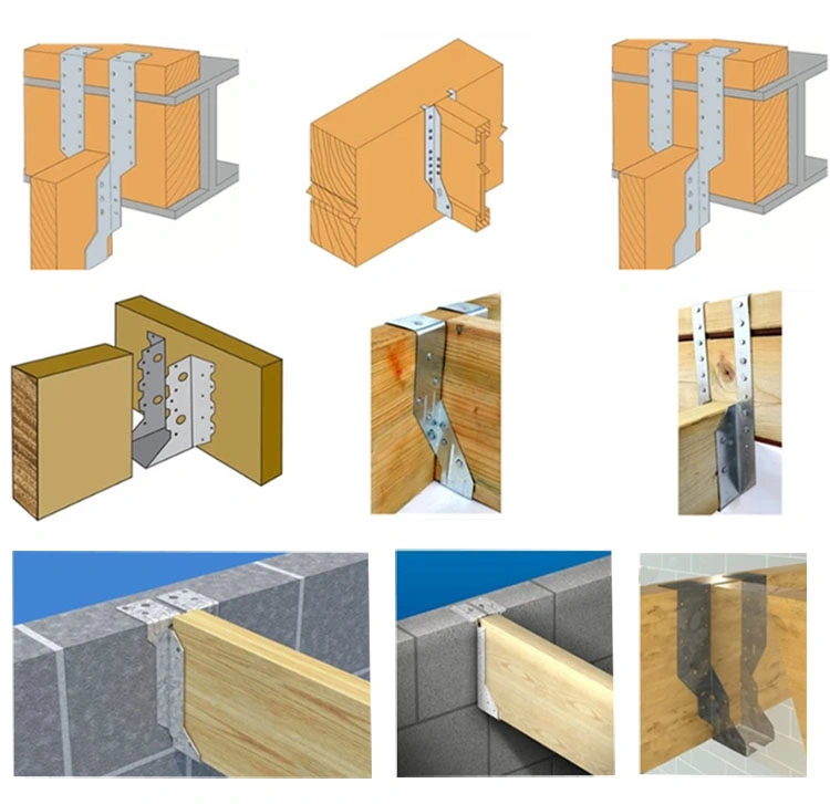 Custom Metal Stamping Wood Bracket Hangers Timber Connector