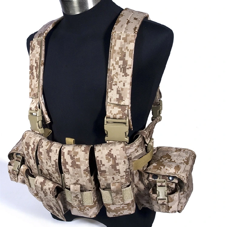 En el exterior de nylon 900d Multi-Pockets Module-System Chaleco táctico Multicam