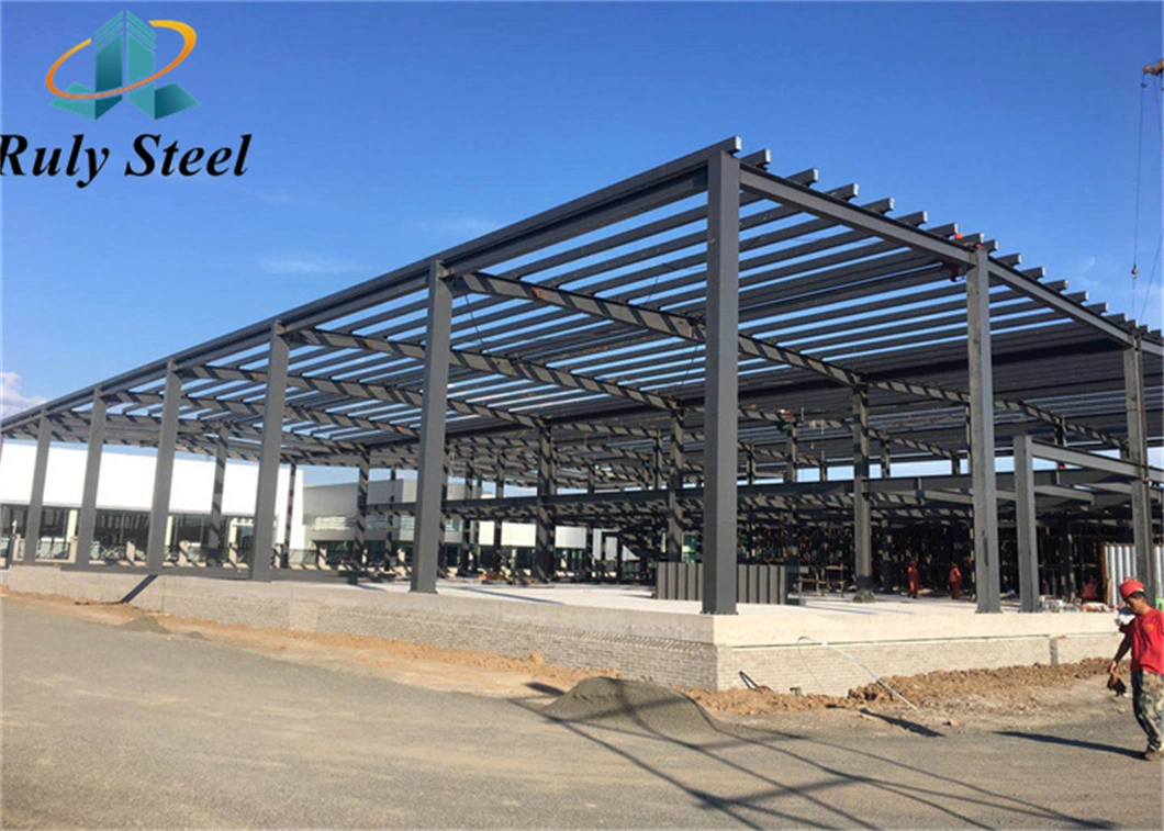 Garage Shop Buildings for Vehicle Maintenance Large Metal Steel Structure