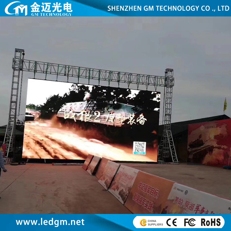 TV LED de fábrica en China 500*500mm/500*1000mm P4.81 Alquiler exterior LED pantalla LED de video wall