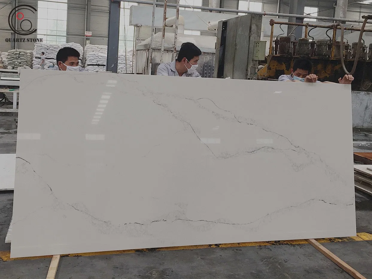 Italy Design Wholesale/Supplier Price Artificial Marble Looking Calacatta Quartz Stone