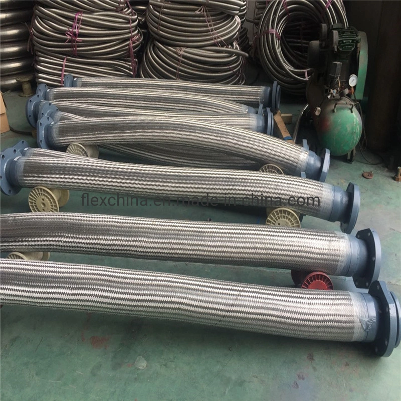 Stainless Steel Flange Connection Liquefied-Petroleum Gas Flexible Braided Metal Hose