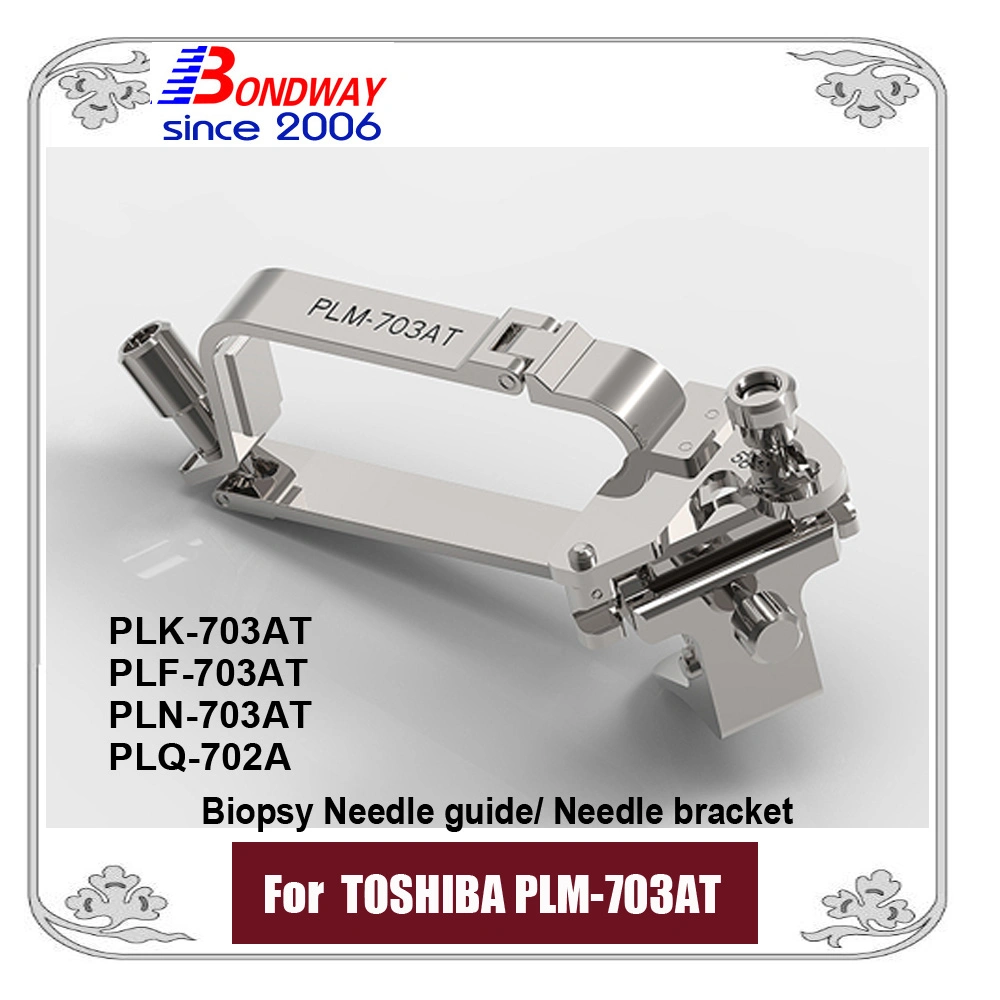 Doppler Color Toshiba Canon transductor de ultrasonido lineal soporte guía de la aguja de biopsia-703Plm en Plk-703Plf-703a en el PLN-703A Plq-702A