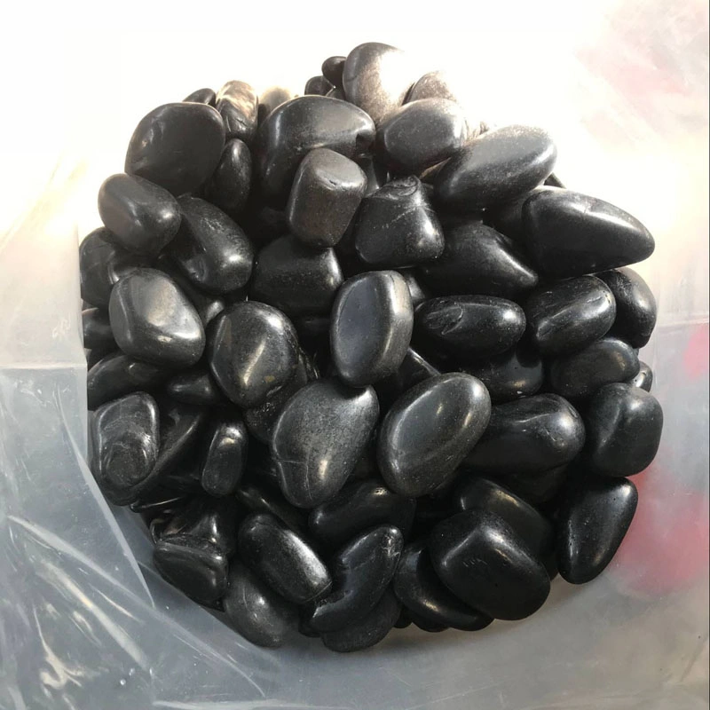 Good Quality Black Natural Pebble Stone