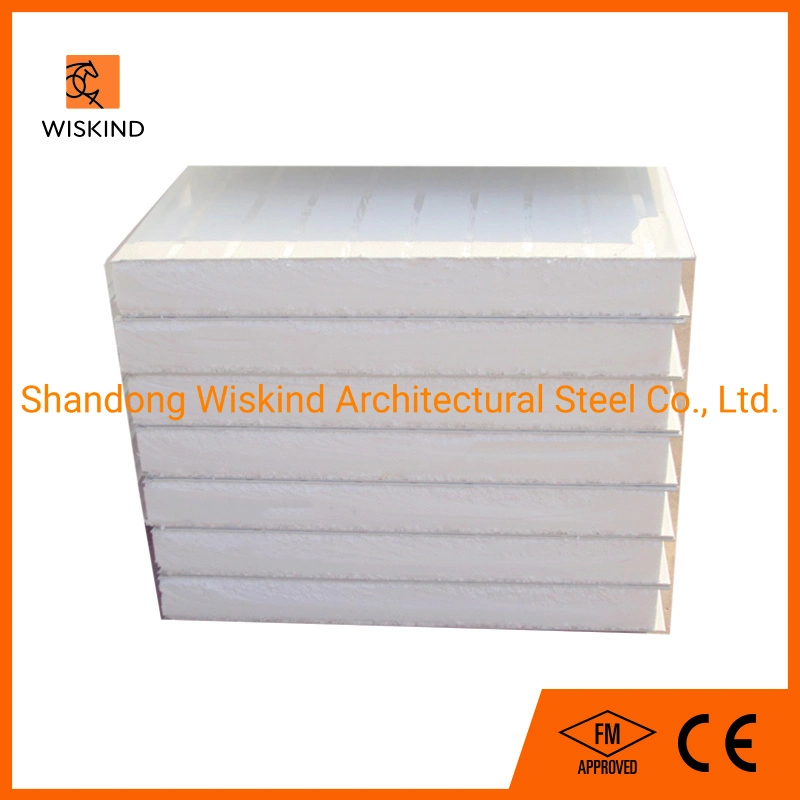 EPS Foam Metal Surface Sandwich Panel Used for Prefabricated House and Industry Steel Wearhouse and Workshop