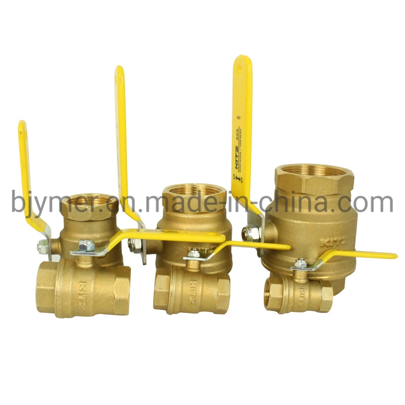 Wholesale/Supplier High quality/High cost performance  Kitz Type 600 Forged Sza Brass Ball Valve Threaded Full Bore for Water Oil Gas 1/2 DN15 15mm DN20