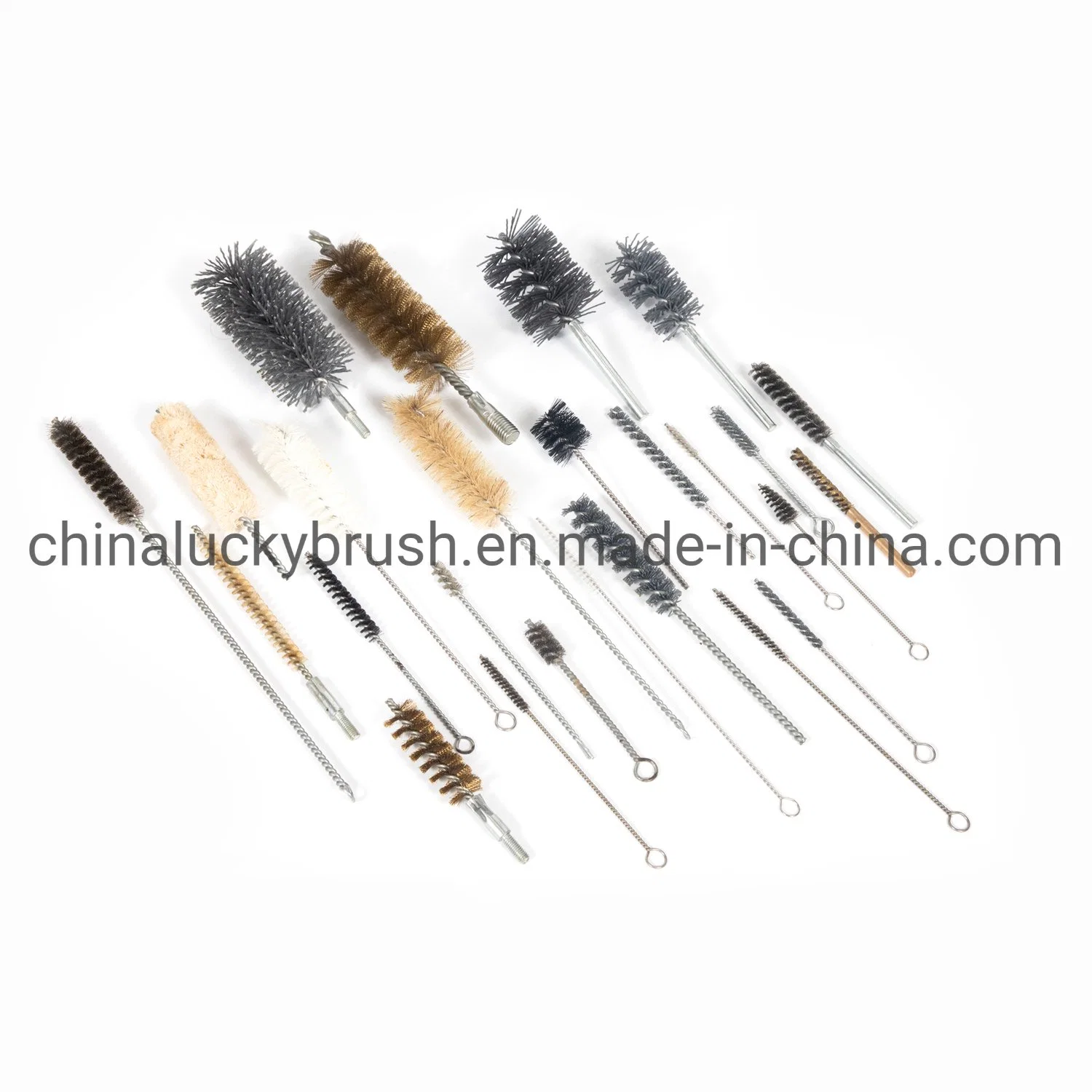 White Nylon Steel Handle Tube Brush (YY-192)