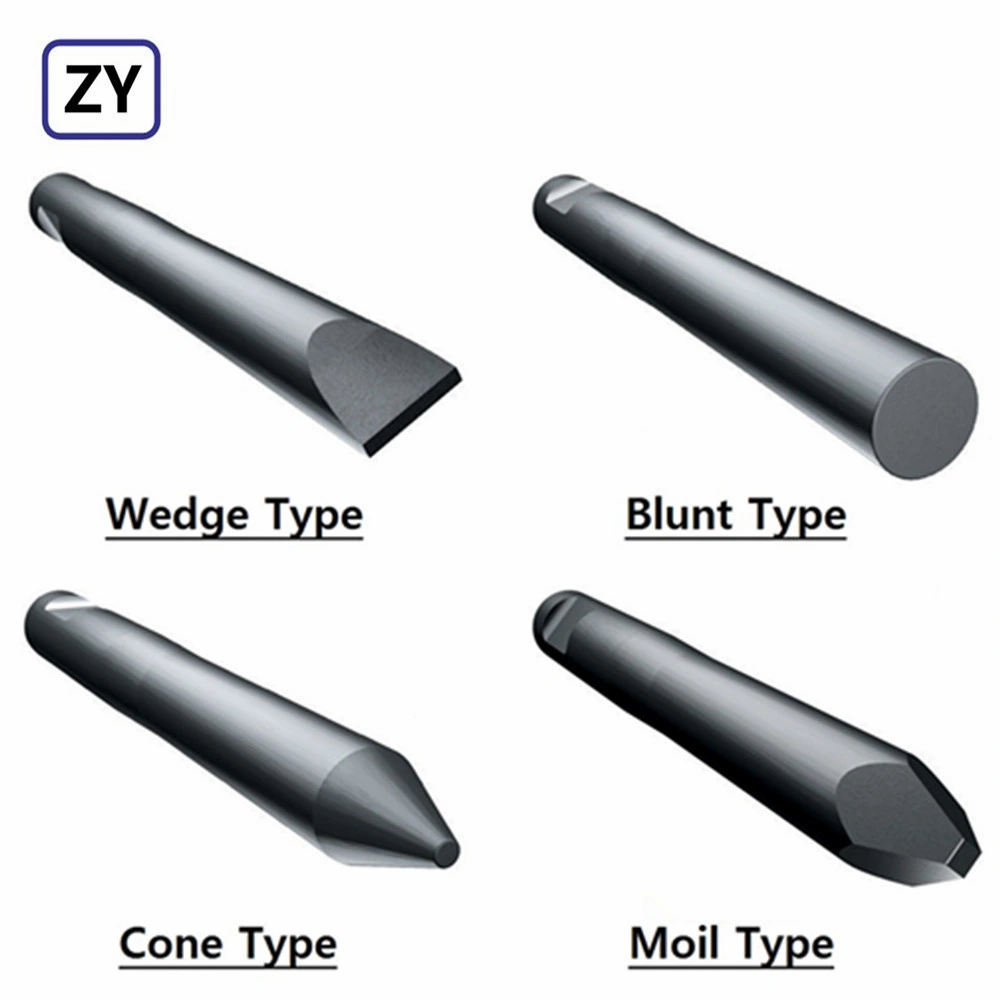العديد من الأنواع أداة الصخور Chisel لماكينة ثقب المطرقة الهيدروليكية NPK H11X المصنع