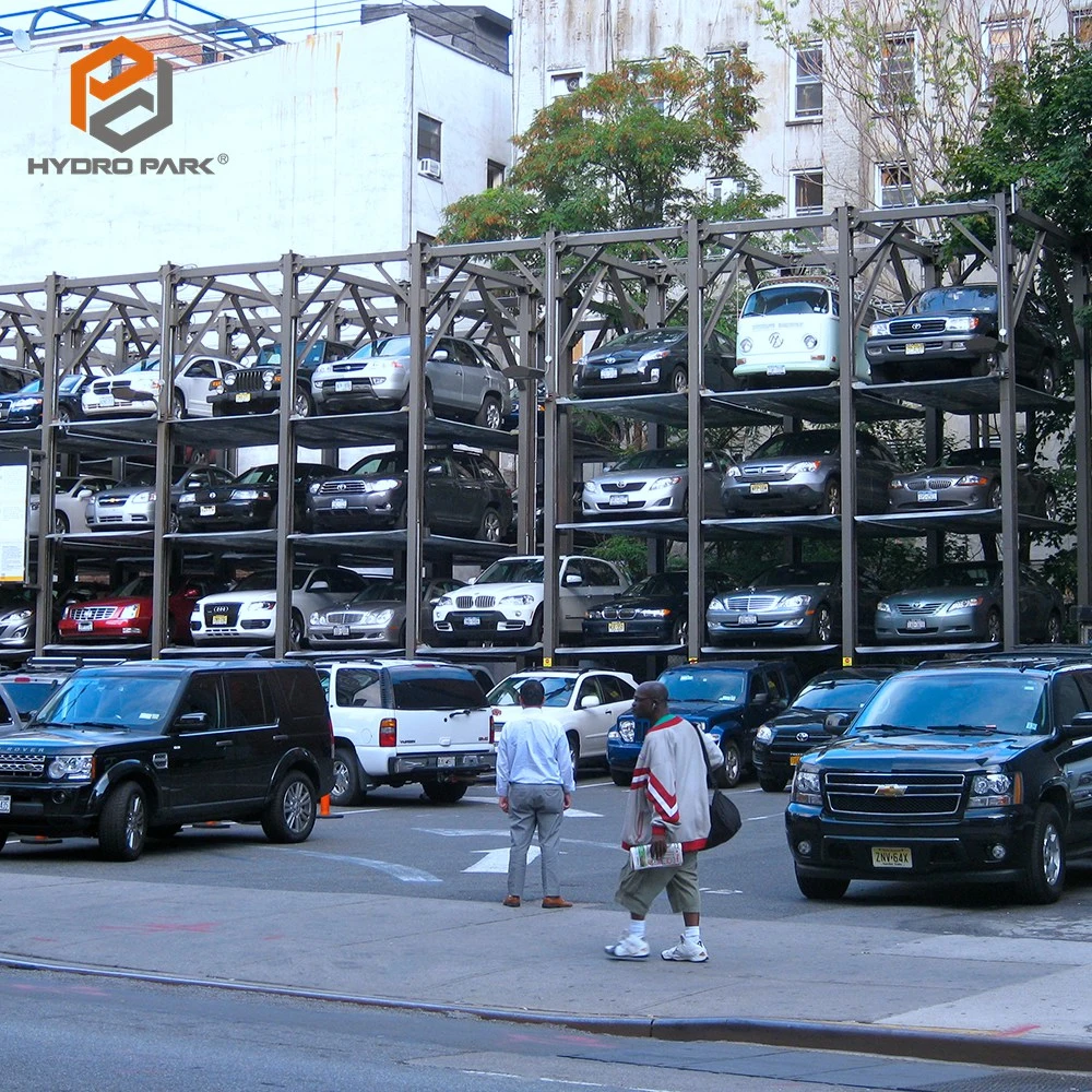 Mechanical Hydraulic 4 Post Car Rack Parking Lifts Equipment for Storage