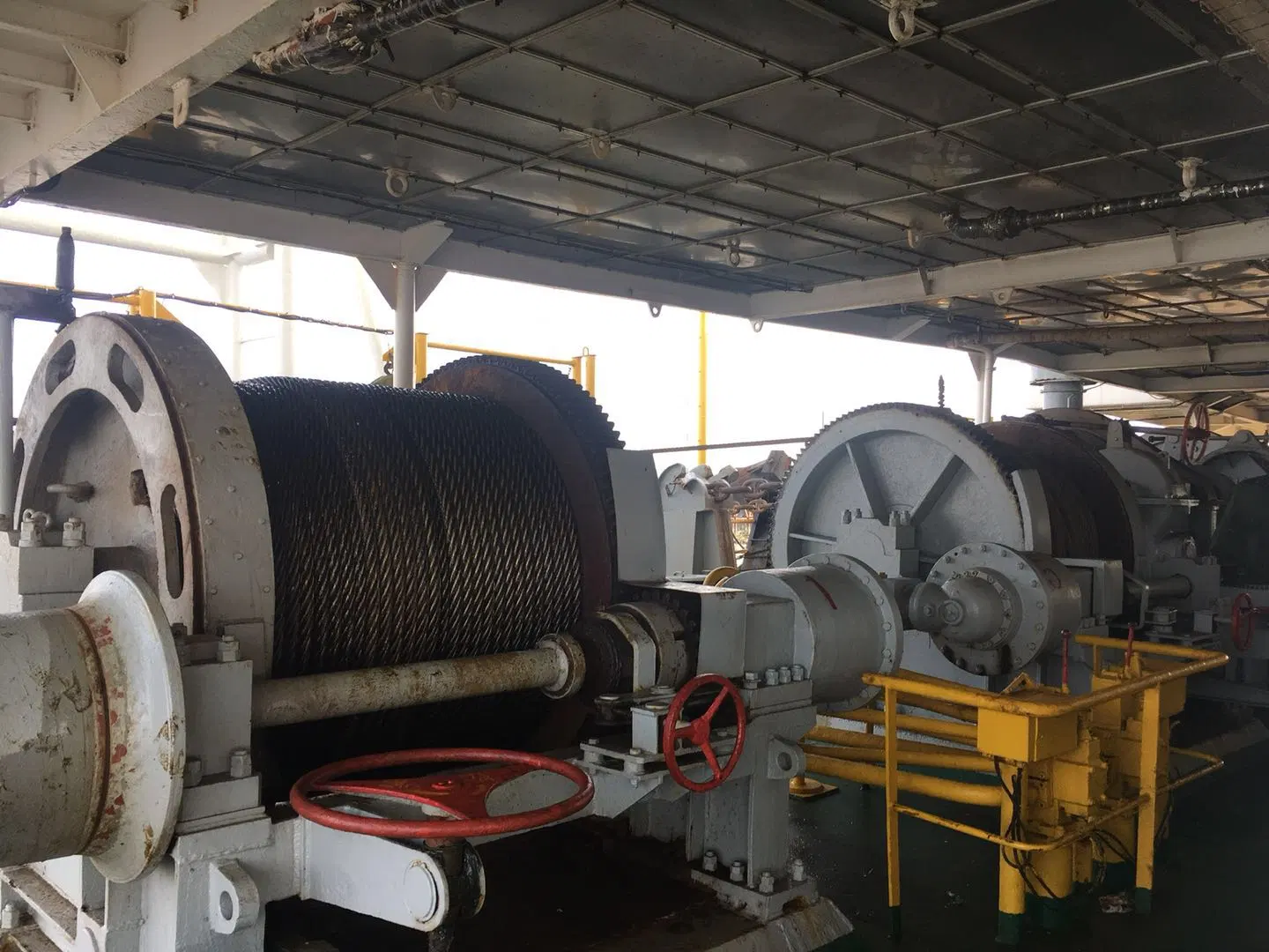 Ancoramento Winches Monitoramento de integridade de amarração do sistema