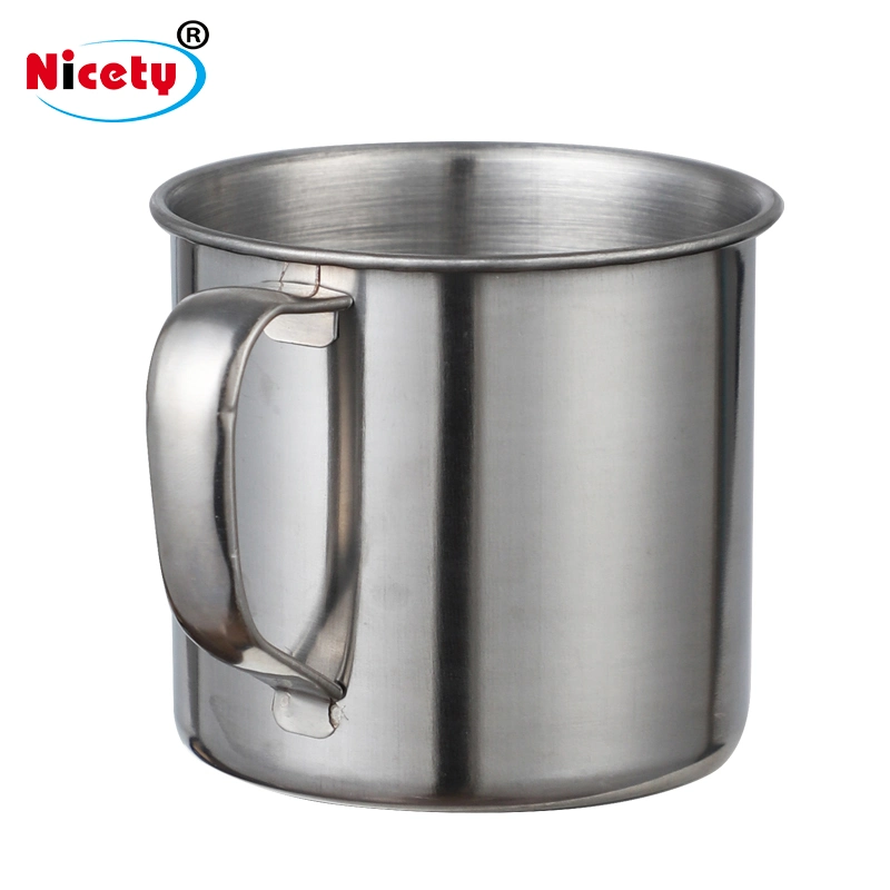 Outdoor Climbing Coffee Cup Portable Single-Layer Stainless Steel Water Cup