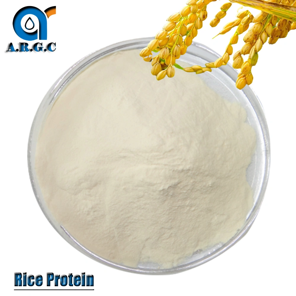 Halal Certificate Hydrolyzed Rice Protein Food Grade 80% White Rice Protein