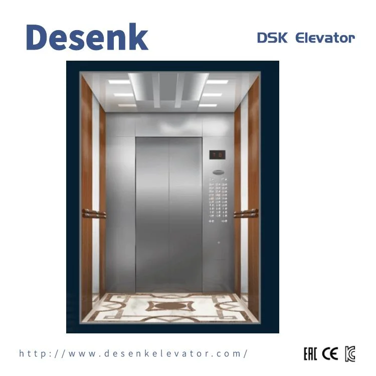 Safe Elevator Stable Stainless Steel Passenger Elevator Residential Elevator with Good Elevator Parts