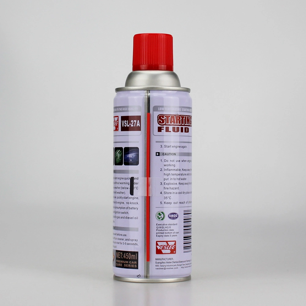 Sample Avaible Low Temperature Liquid Starting Fluid Car