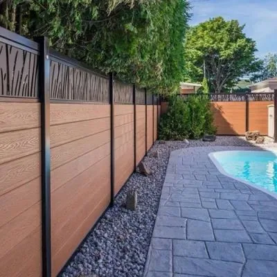 Plastic Composite Manufacturer The Most Popular WPC Wood WPC Fence Wood-Plastic Composite