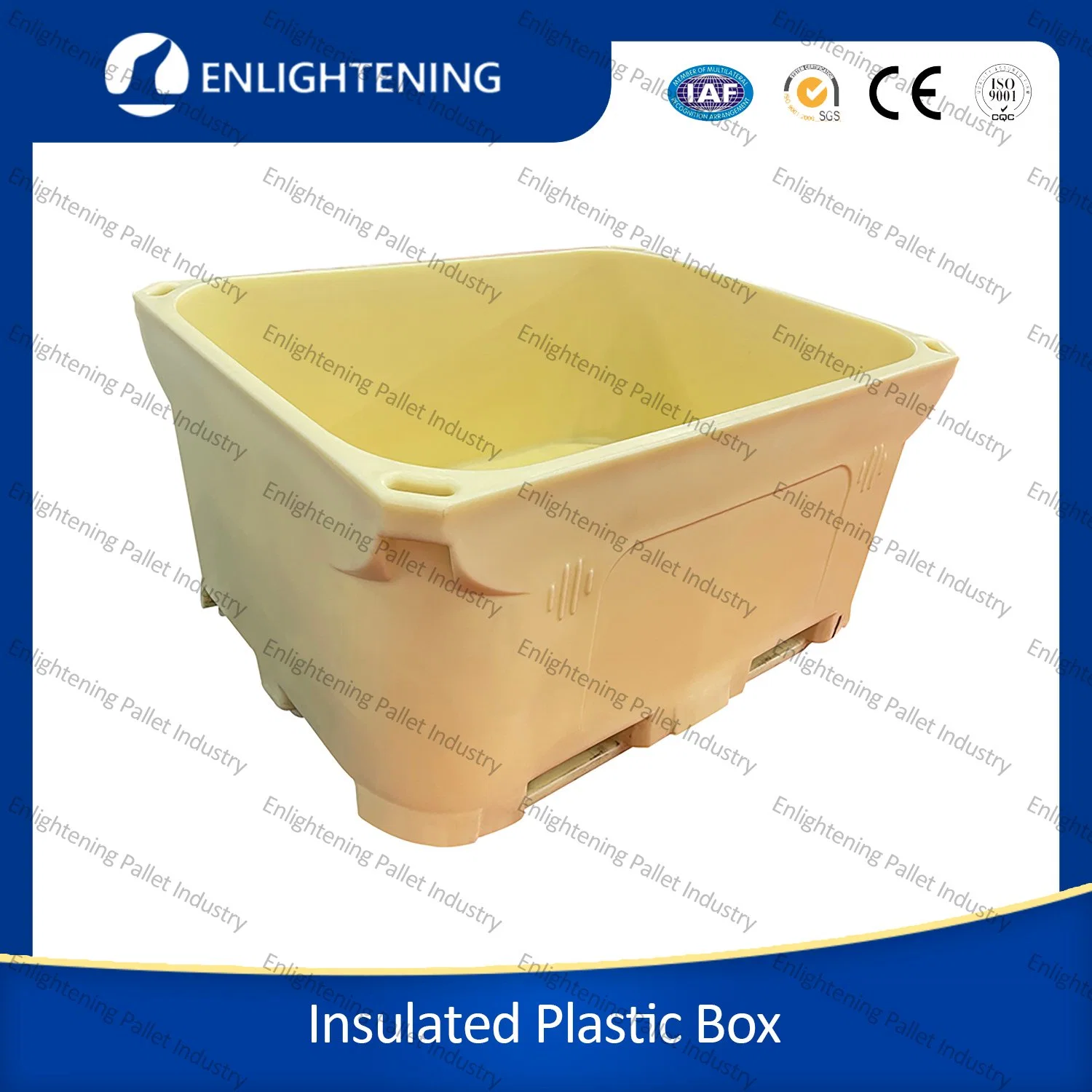 300L/660L/1000L Rotomolded Double Wall LLDPE Insulated Fish Boxes for Fishing and Fishery